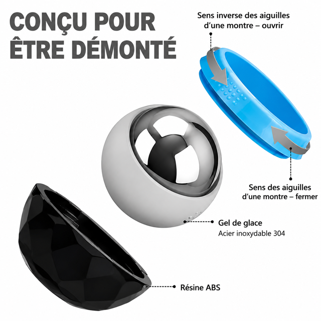 Lot de 2 Mini Masseurs Manuels Rotatifs 360° – Massage Musculaire