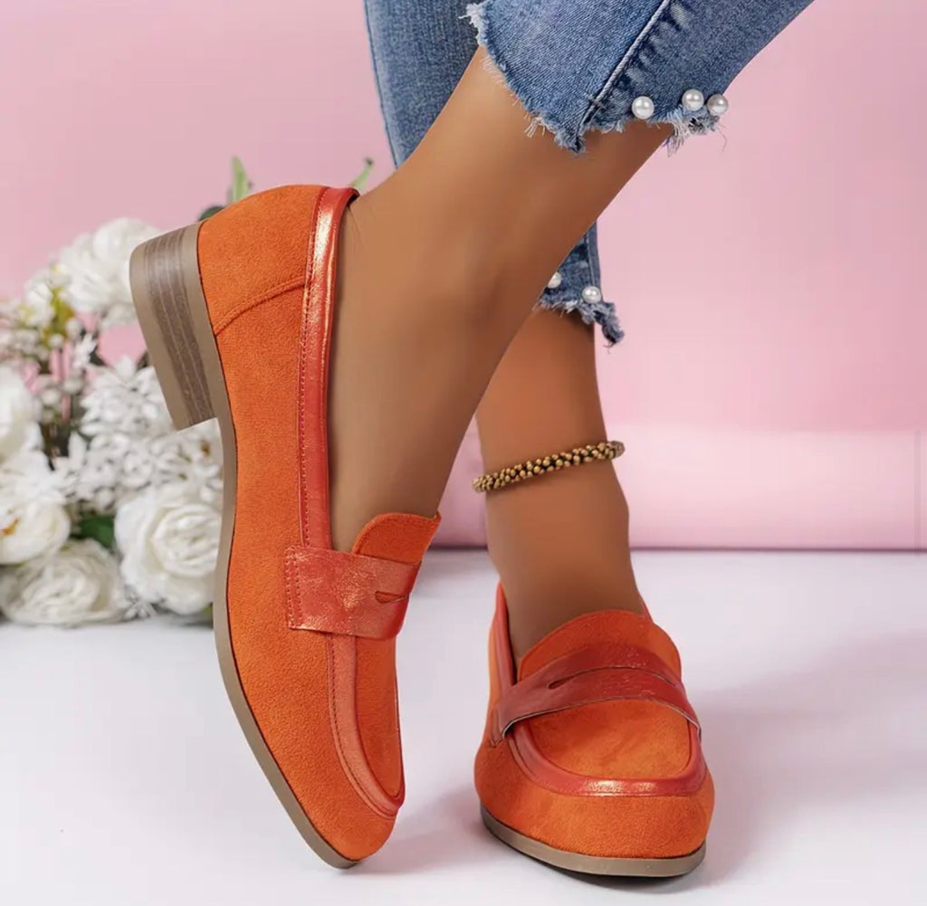 Mocassins Femme Élégants à Petit Talon Jeanne