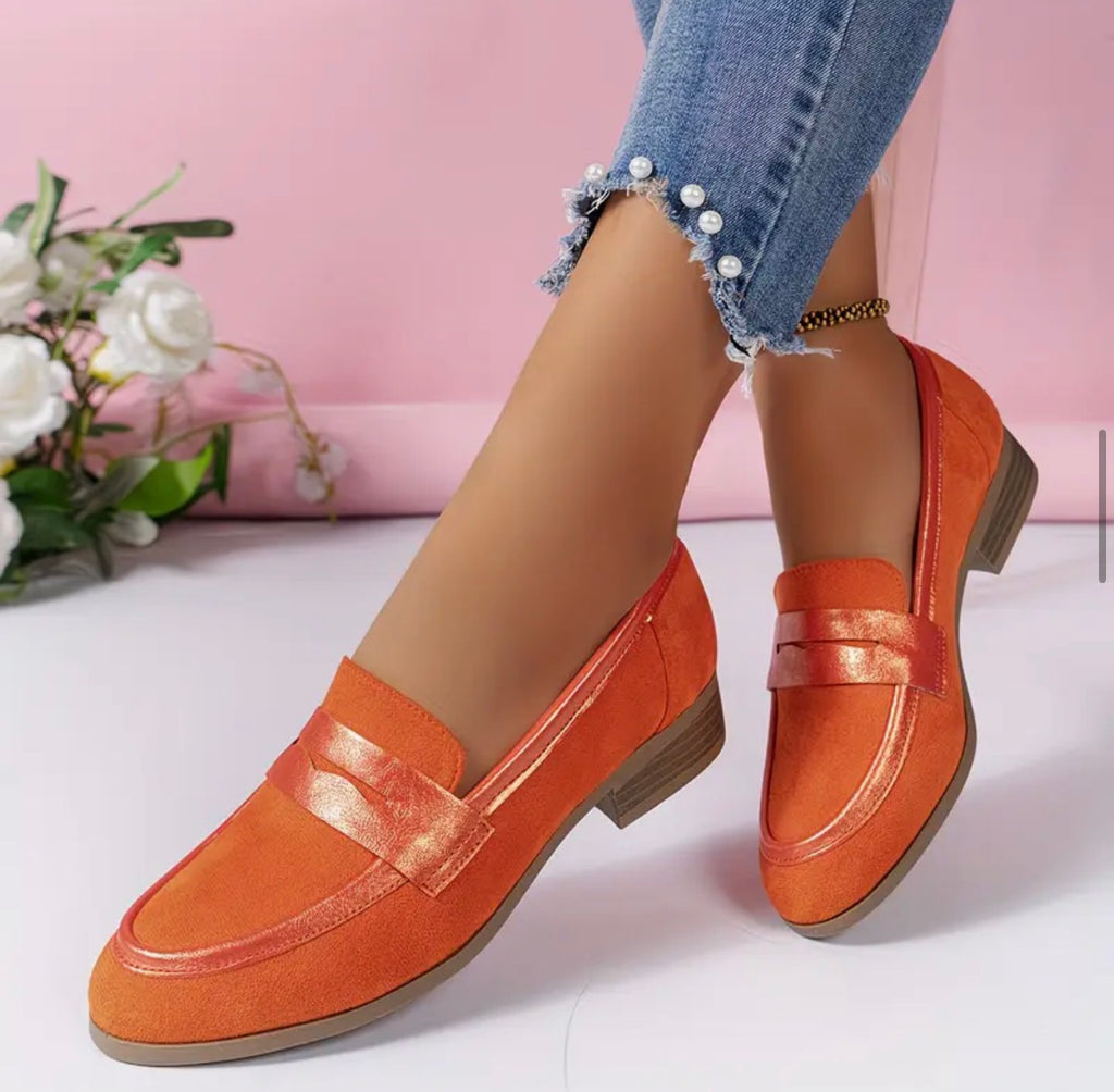 Mocassins Femme Élégants à Petit Talon Jeanne