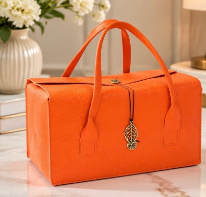 Sac à Main Femme Orange Format Cabas Chic & Élégant