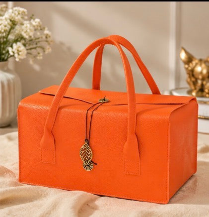 Sac à Main Femme Orange Format Cabas Chic & Élégant