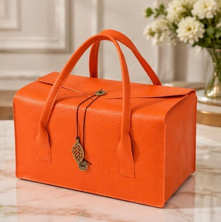 Sac à Main Femme Orange Format Cabas Chic & Élégant