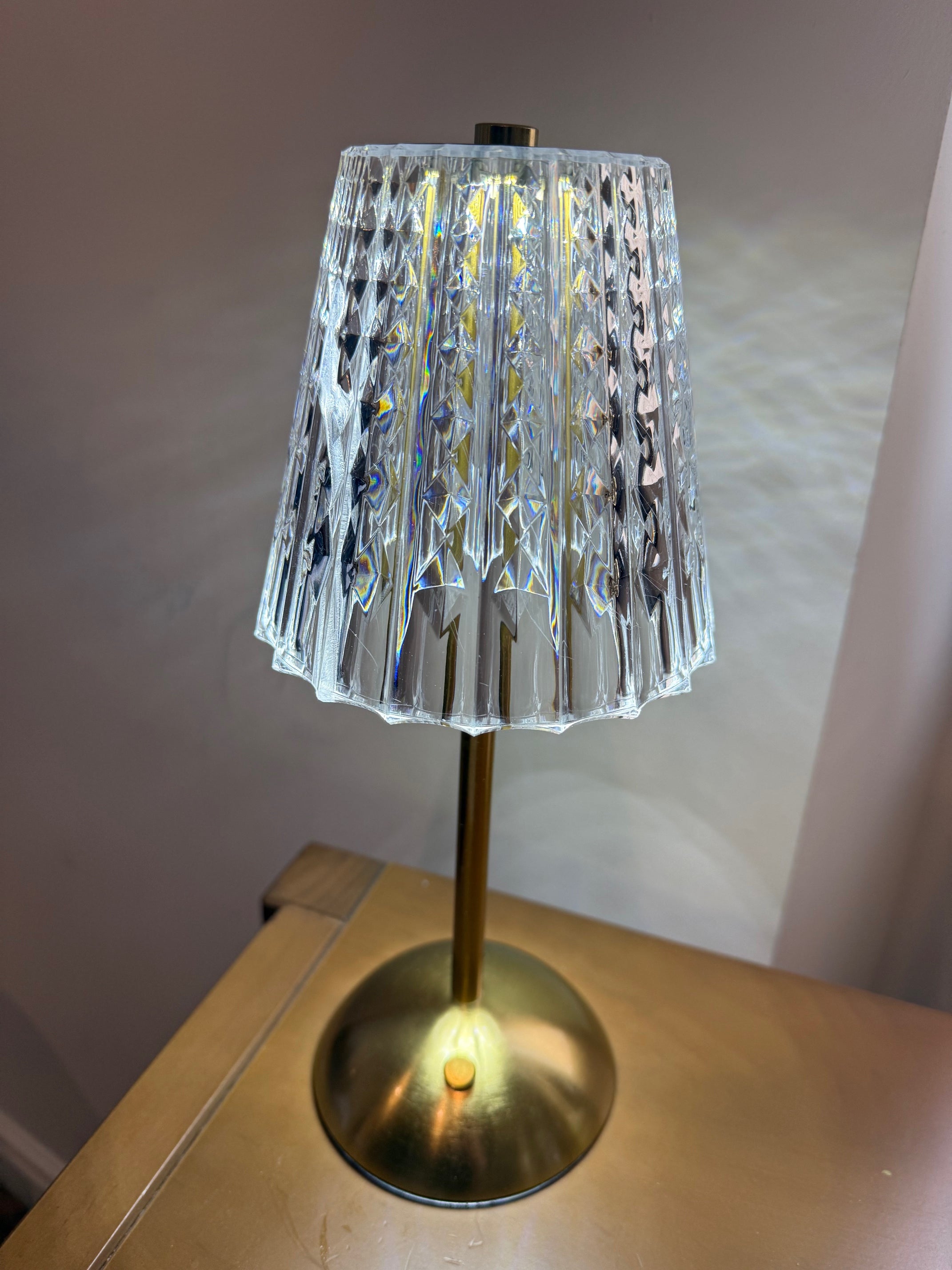 Lampe transparente